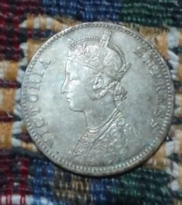 Back side of the coin of 1892 made