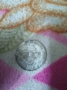 Old big 10 rupees coin