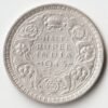 Extremely Fine Half Rupee 1943 Silver Coin Of King George VI British India Coinage