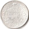 Half Rupee 1939 Silver Coin of Mature Head King George VI British India Coinage