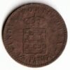 1/8 Tanga 1901 Copper Coin of CARLOS 1 REI DE Portugal MCM1 Portuguese India
