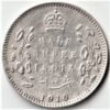 Rare Half Rupee 1910 of Edward VII King Emperor Silver British India Coin