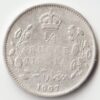 Extremely Rare 1/4 Rupee 1907 Silver Coin Of Edward VII British India Coinage