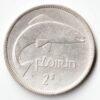 Ireland Florin / 2 Shillings 1935 of Irish Free State Silver Coin of Royal Mint London