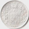 Scare Two Anna 1903 Silver Coin of King Edward VII British India Coinage