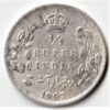 Rare 1/4 Rupee 1907 of Edward VII King And Emperor Silver British India Coin Lowest Price Deal