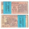 UNC Condition Old 10 Rupees 2011 Non Serial Wise Bank Notes With Star Series N Inset Bundle Signatured By Governor D Subbarao