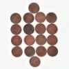 18 Different One Quarter Anna 1862 to1905 Copper Coin Set Of Empress Victoria British India Coinage
