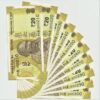 20 Rupees Bank Notes Set of 10 Notes With UNC Condition Different and Unique Fancy Numbers Notes