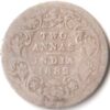 Two Anna 1882 Silver Coin of Vicoria Empress British India Coinage