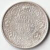 Rare Half Rupee 1939 Matured Head Silver Coin of King George VI British India Coinage