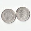 Combo Set Of One Rupee 1840 Divided and Continuous Legend Silver Coin of Victoria Queen British India Coinage