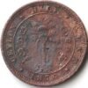 Cylon Half Cent Copper Coin of 1870 Calcutta Murshidabad Mint Collectible Coins of Victoria Queen