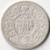 1/4 Rupee 1918 Silver Coin of King George V British India Collectible Coins