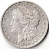 Ex Rare One Morgan Dollar Rare Date 1889 of United State of America Big Size Silver Coin 26.73 Gram