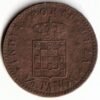 1/8 Tanga 1901 Copper Coin of  Calcutta Mint  CARLOS 1 REI DE Portugal MCM1 Portuguese India