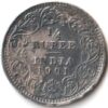 1/4 Rupee 1901 Silver Coin of Queen Vicotira British India Coinage