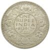 One Rupee 1940 Bombay Mint of George Vi King Emperor British India Silver Coin #NH0853