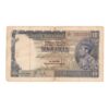 Rare 10 Rupee Note of King George Vi Facing Left Governor JB Taylor of British India Time
