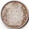 Extremely Rare Half Rupee of 1905 Key Date Silver Coin of Edward VII King British India Coinage