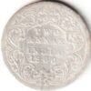 Rare Two Anna 1900 Silver Coin of Victoria Empress British India Coinage