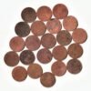 22 Different One Quarter Anna 1862 to 1901 Copper Coin Set of Queen Victoria British India Coinage