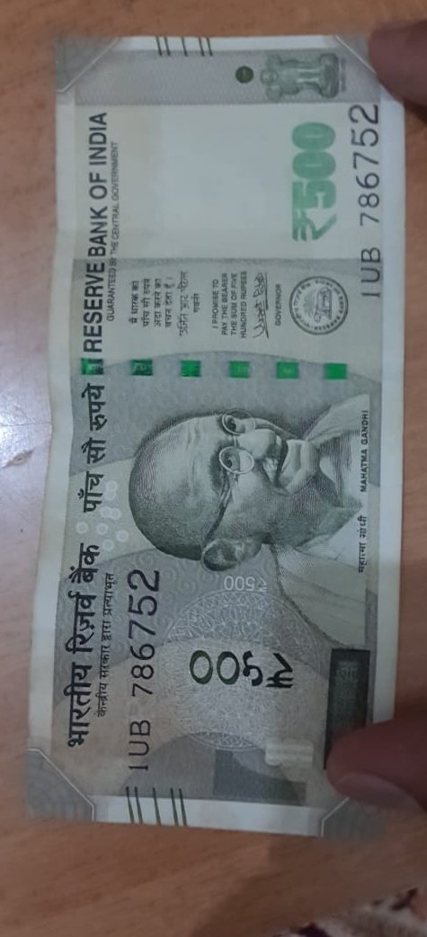 786 Note: 500 INR (10 nos. ) & 100 INR (1 nos.) – Collection Yatra