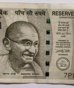 Special Date 02-01-31, Indian Rs.500/- Note.