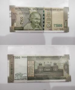 RS 500 RUPEES NOTE ENDING WITH 786NO. IN SERIAL NO.