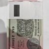 ONE RUPEE BUNDLE OF SERIES NO. 66A 235801 TO 66A 235900 DARK INK OF SERIOES NO. UNC NOTES BUNDLE
