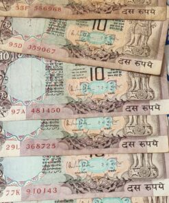 10 rupee peacock note rn Malhotra 7 used note