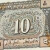 10 rupee black boat lk jha note extra fine condition