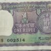 1978 MANMOHAN SINGH SIGNED 'ONE RUPEE NOTE', UNUSED, TWO IN NUMBER