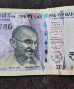 100 rs 786 serial note