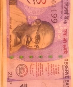 100 rs note with DOB 06/11/99