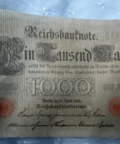 GERMANY 1000 BANK N OTE YEAR 1910