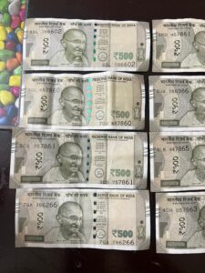 786 Fancy Number 500rs Indian Note for sale