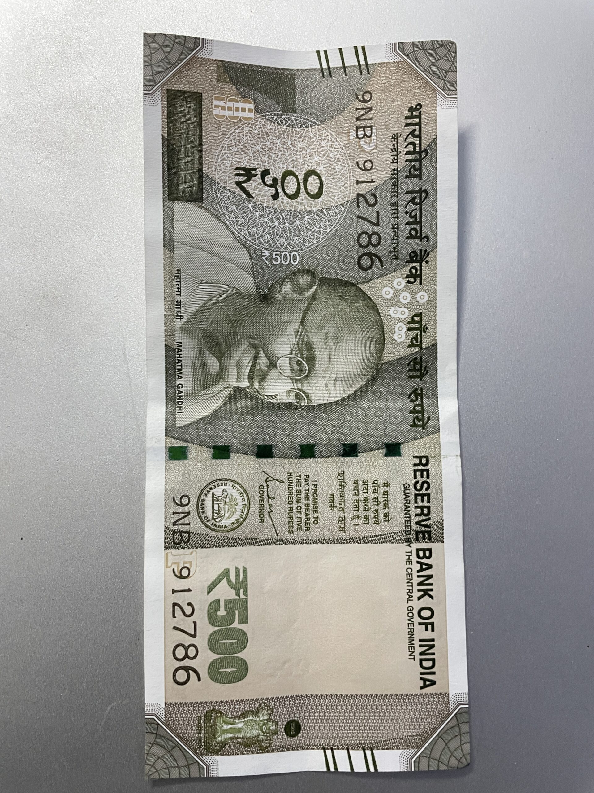 786 note india 500 currency