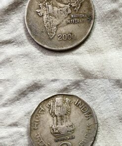 India 2 Rupees Commemorative Coin - National Integration - 2000