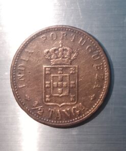 1/2 Tanga India-Portugal Coin