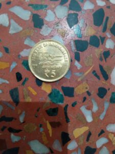 5 Rs coin - 75th Azadi ka amrit mohotsav coin(rare coin 2023)
