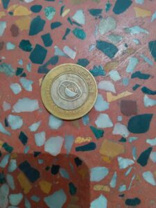 10 Rs coin - 60 years of coir board (diamond jubilee rare coin 1953-2013)