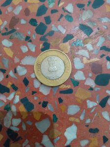 10 Rs coin - 60 years of coir board (diamond jubilee rare coin 1953-2013)