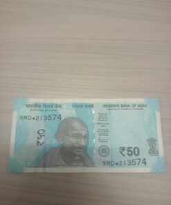 50 Ruppes Note With Error