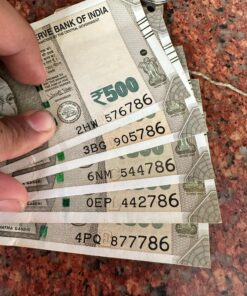 Indian Currency Note With Holy No. 786 Super Rare Only 5 pieces