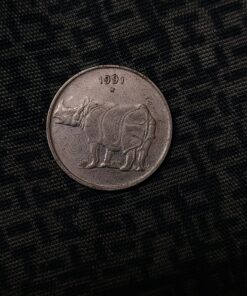 INDIAN 25 PAISA RHINO 1988-2002 COINS 50 COINS