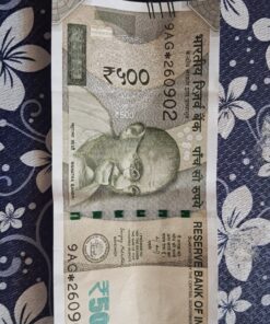 Rare 500 Rupees Star Replacement Note – 9AG*260902 | Indian Collectible Banknote