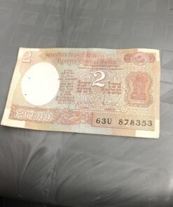 2 rupees note