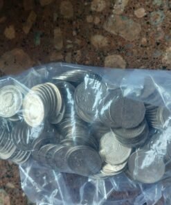 1 RS AND 2 RS COMMEMORATIVE COIN 1 KG ( APPRO 160.165 PCS) XF CONDITION