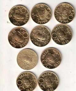 20 PAISA SUN XF CONDITION ( 100 PCS) MIX YEAR MIX MINT